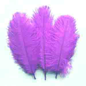 Ostrich Feather Plume - VIOLET